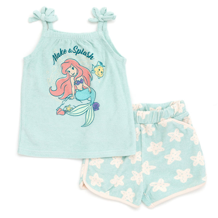 Disney Princess Ariel Tank Top and Active Retro Dolphin Shorts - imagikids