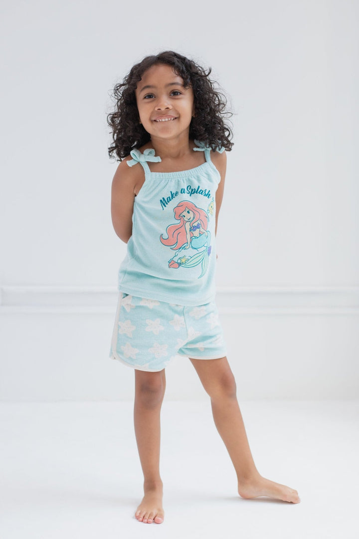 Disney Princess Ariel Tank Top and Active Retro Dolphin Shorts - imagikids