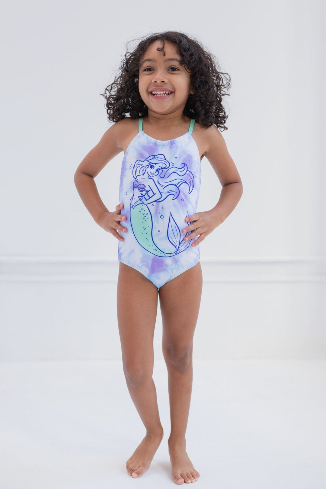 Disney Princess Ariel UPF 50+ One Piece Bathing Suit - imagikids