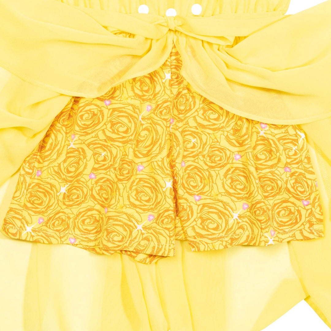 Disney Princess Belle Romper With Skirt Overlay - imagikids