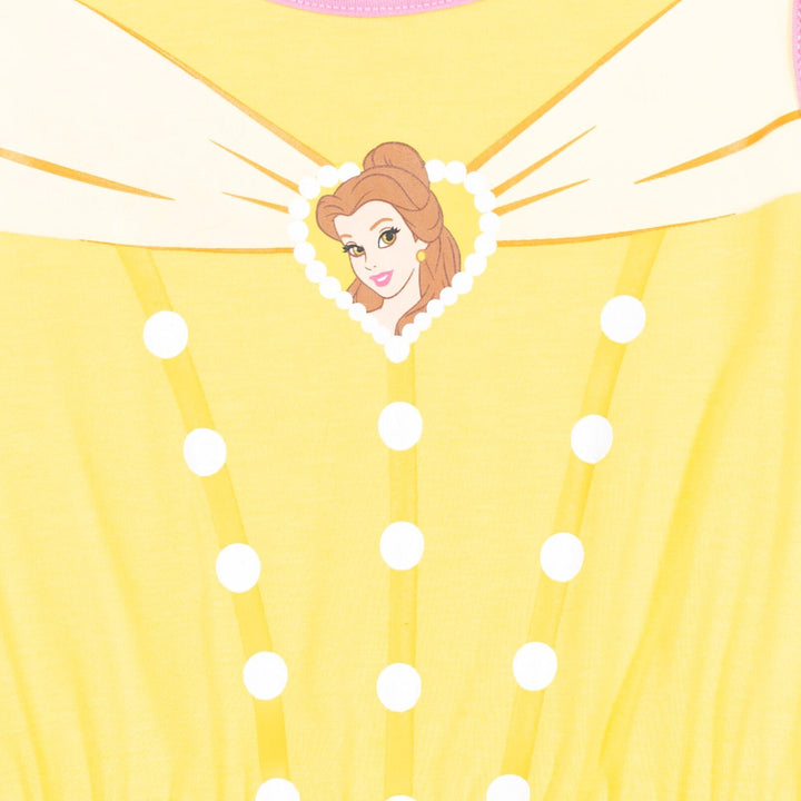 Disney Princess Belle Romper With Skirt Overlay - imagikids