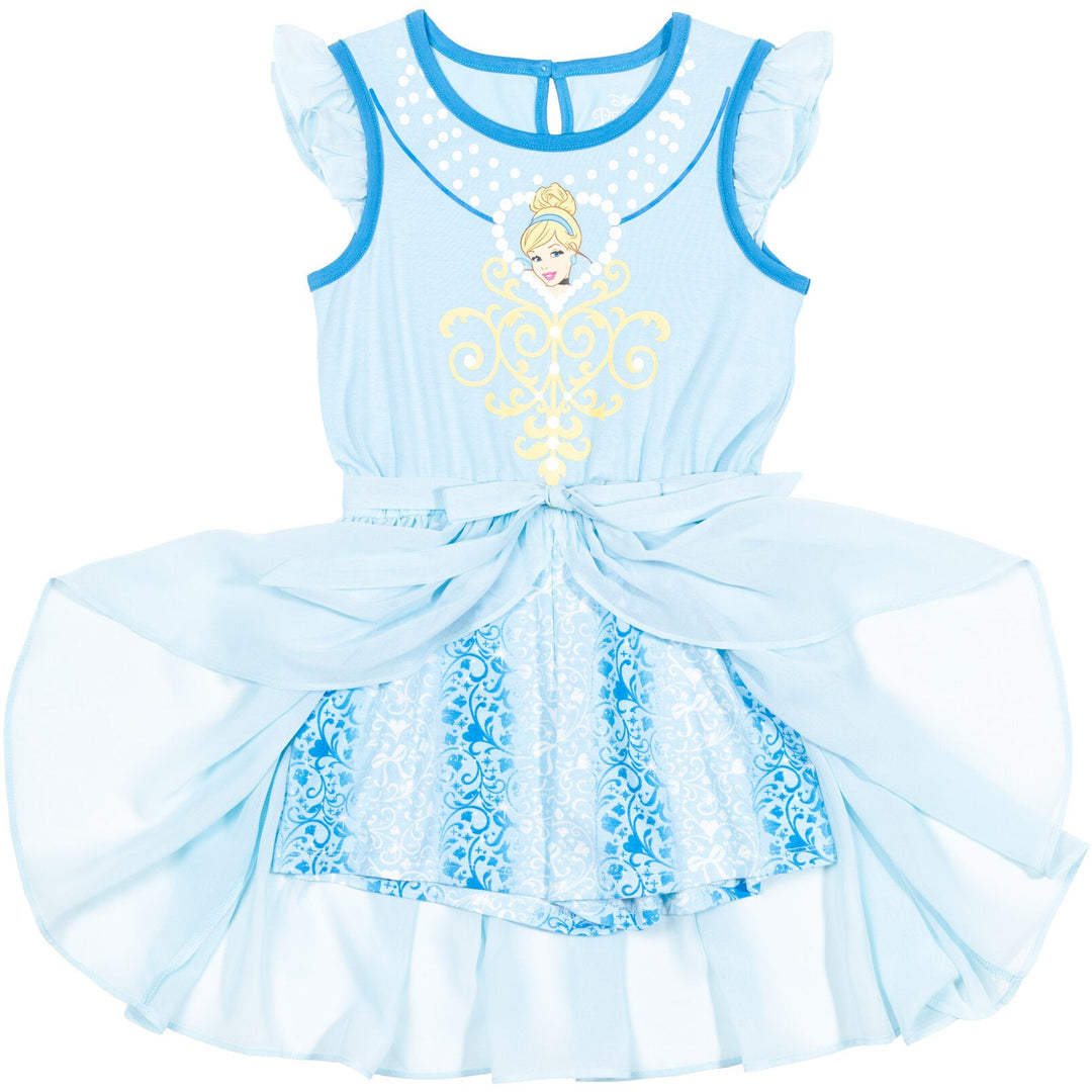 Disney Princess Cinderella Big Girls Knotted Sleeveless Romper & Knotted Skirt Cinderella 14-16 Disney Princess Cinderella Big Girls Knotted Sleeveless Romper & Knotted Skirt Cinderella 14-16