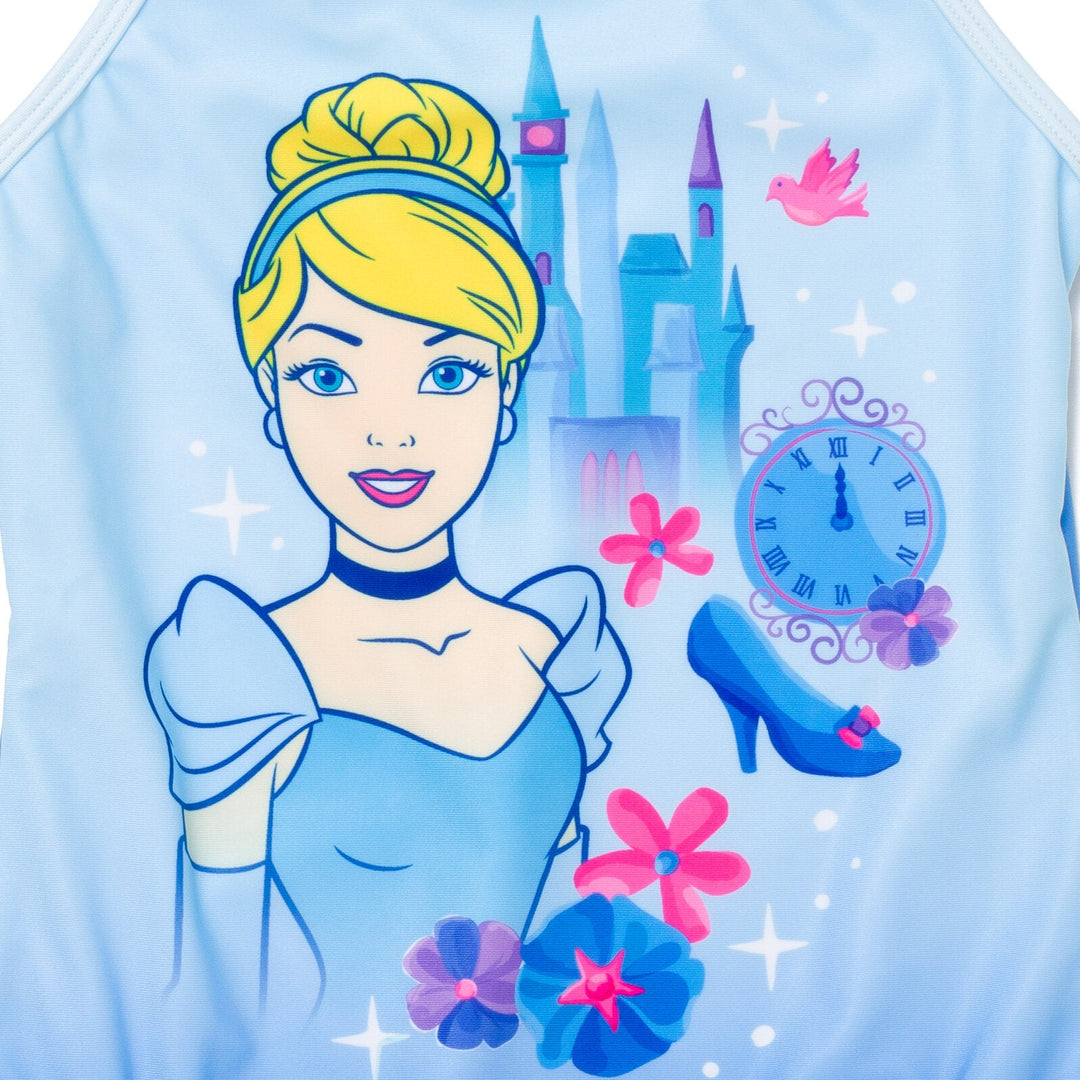 Disney Princess Cinderella UPF 50+ One Piece Bathing Suit - imagikids