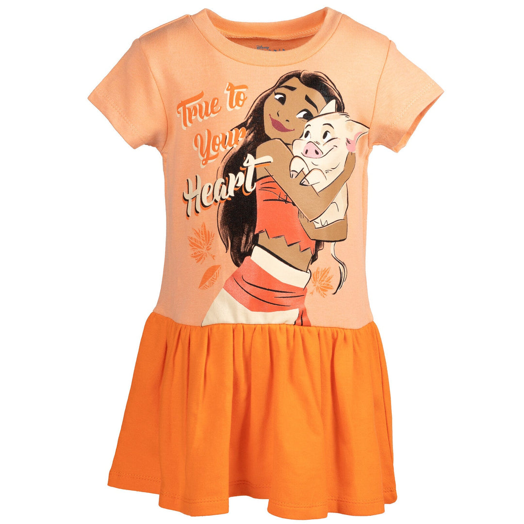 Disney Princess French Terry Short Sleeve Dress - imagikids