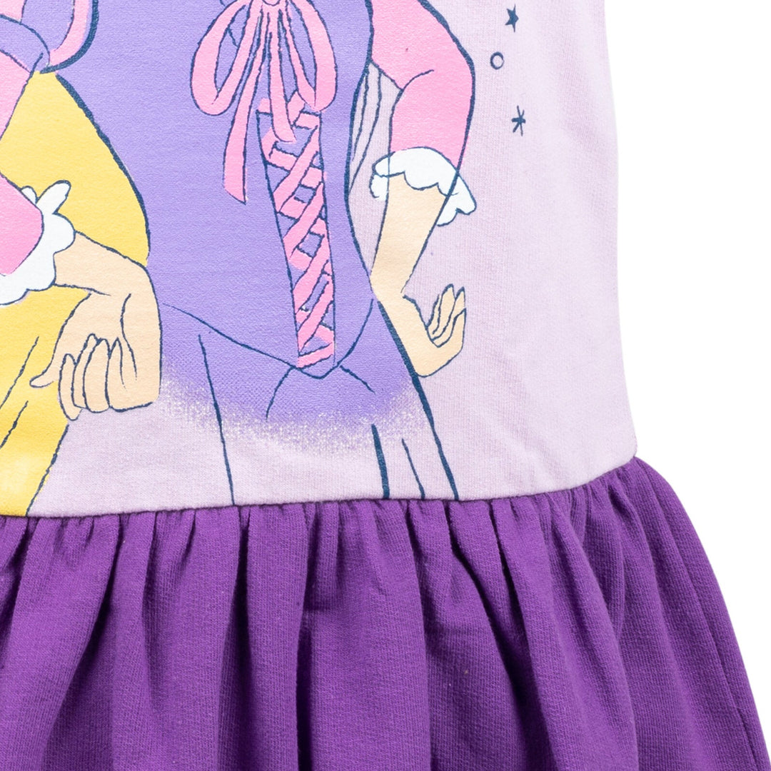 Disney Princess French Terry Short Sleeve Dress - imagikids