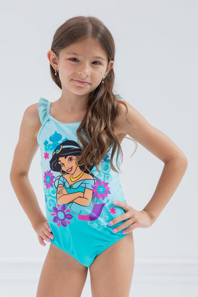 Disney Princess Jasmine UPF 50+ One Piece Bathing Suit - imagikids