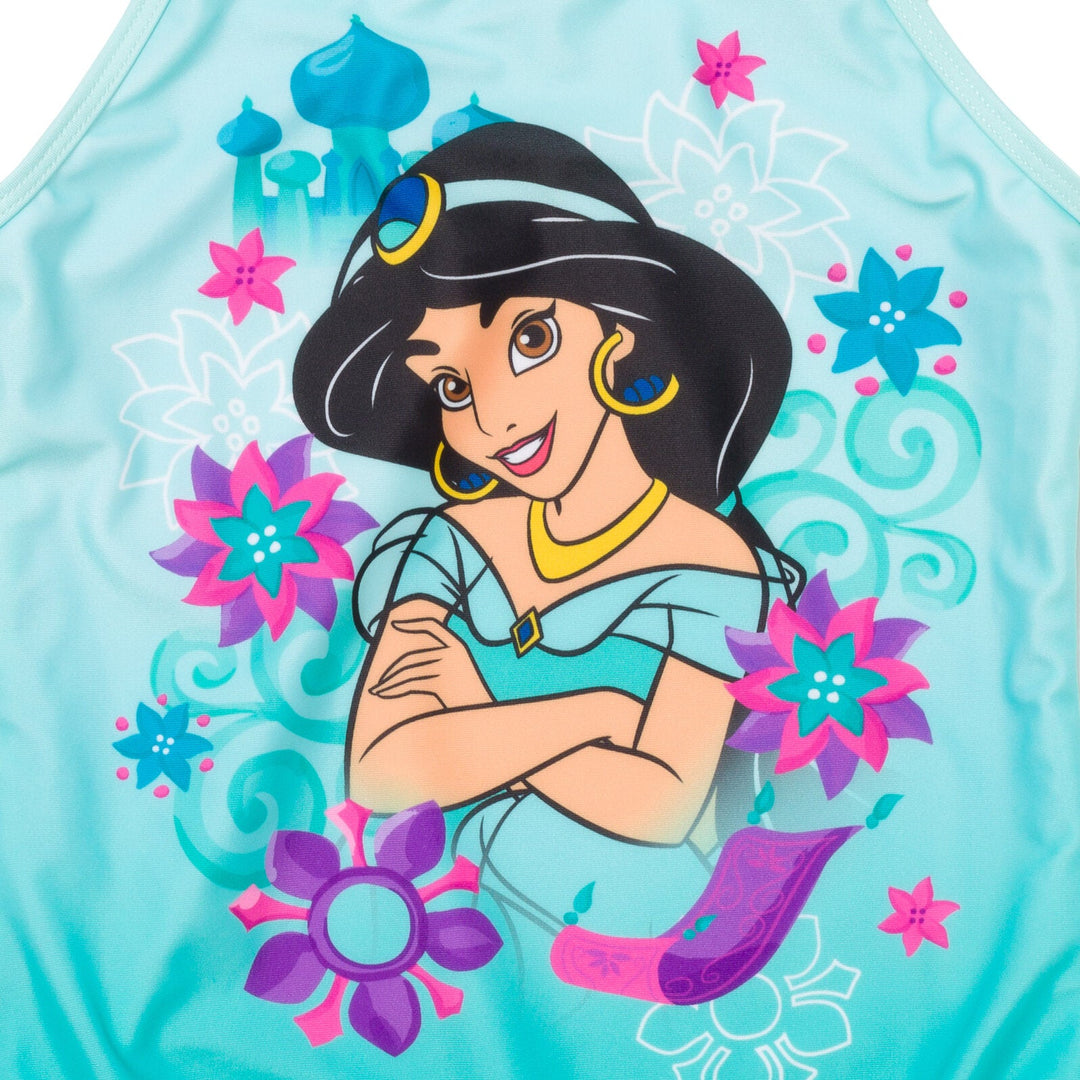 Disney Princess Jasmine UPF 50+ One Piece Bathing Suit - imagikids