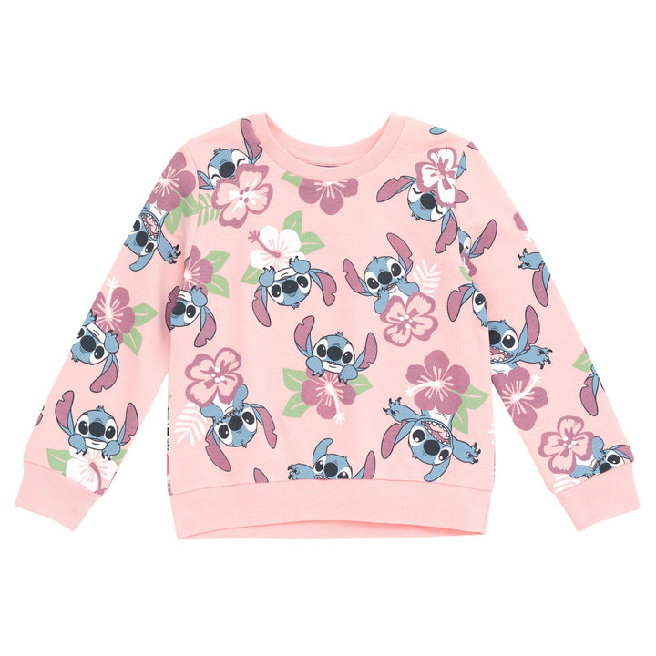 Disney Princess Moana Ariel Frozen Lilo & Stitch French Terry Sweatshirt - imagikids