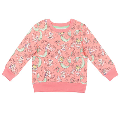 Disney Princess Moana Ariel Frozen Lilo & Stitch French Terry Sweatshirt - imagikids