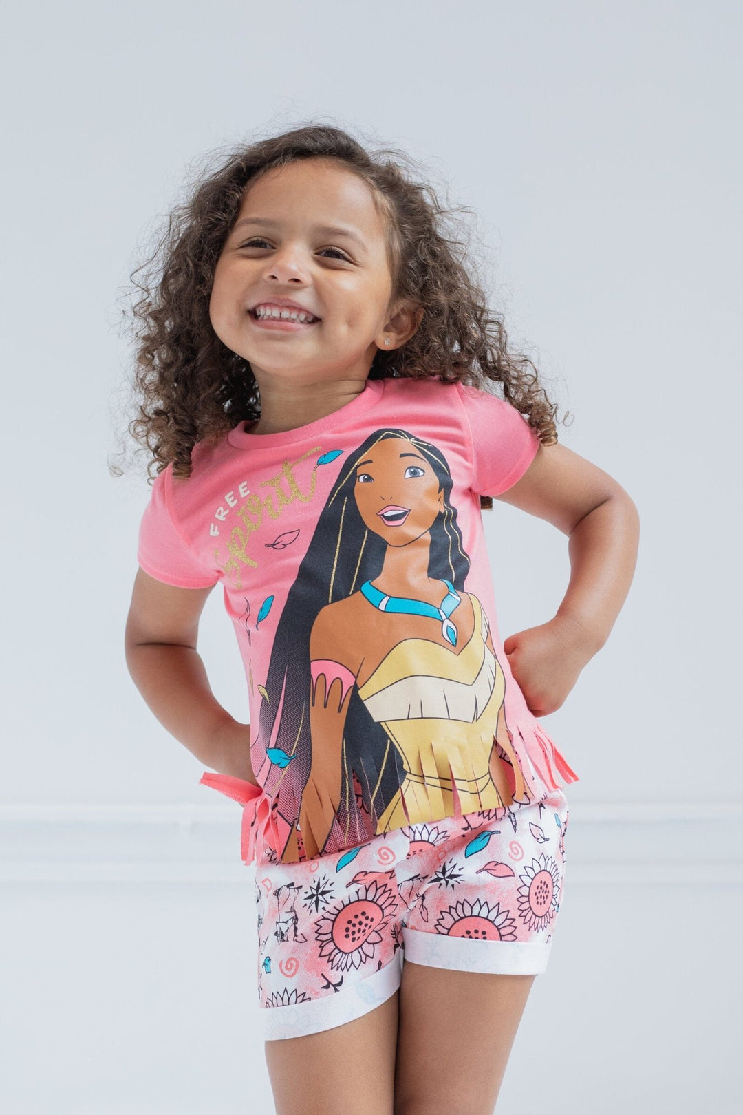 Disney Princess Pocahontas T-Shirt and Shorts Outfit Set - imagikids