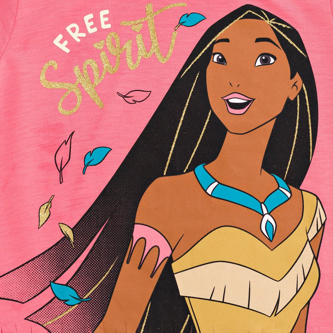 Disney Princess Pocahontas T-Shirt and Shorts Outfit Set - imagikids