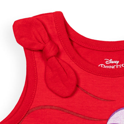 Disney Princess Princess Ariel Tank Top and French Terry Shorts Outfit Set - imagikids