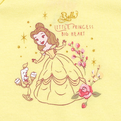Disney Princess Princess Belle Bodysuit Shorts and Headband 3 Piece Outfit Set - imagikids