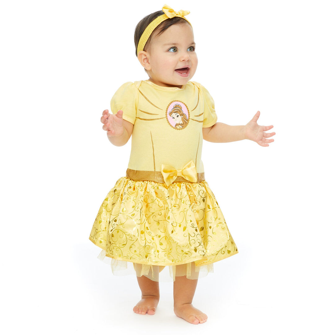 Disney Princess Princess Belle Cosplay Dress and Headband - imagikids