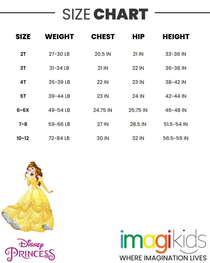 Disney Princess Princess Belle T-Shirt and Jogger Leggings Outfit Set - imagikids