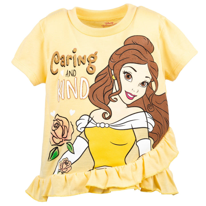 Disney Princess Princess Belle T-Shirt and Jogger Leggings Outfit Set - imagikids