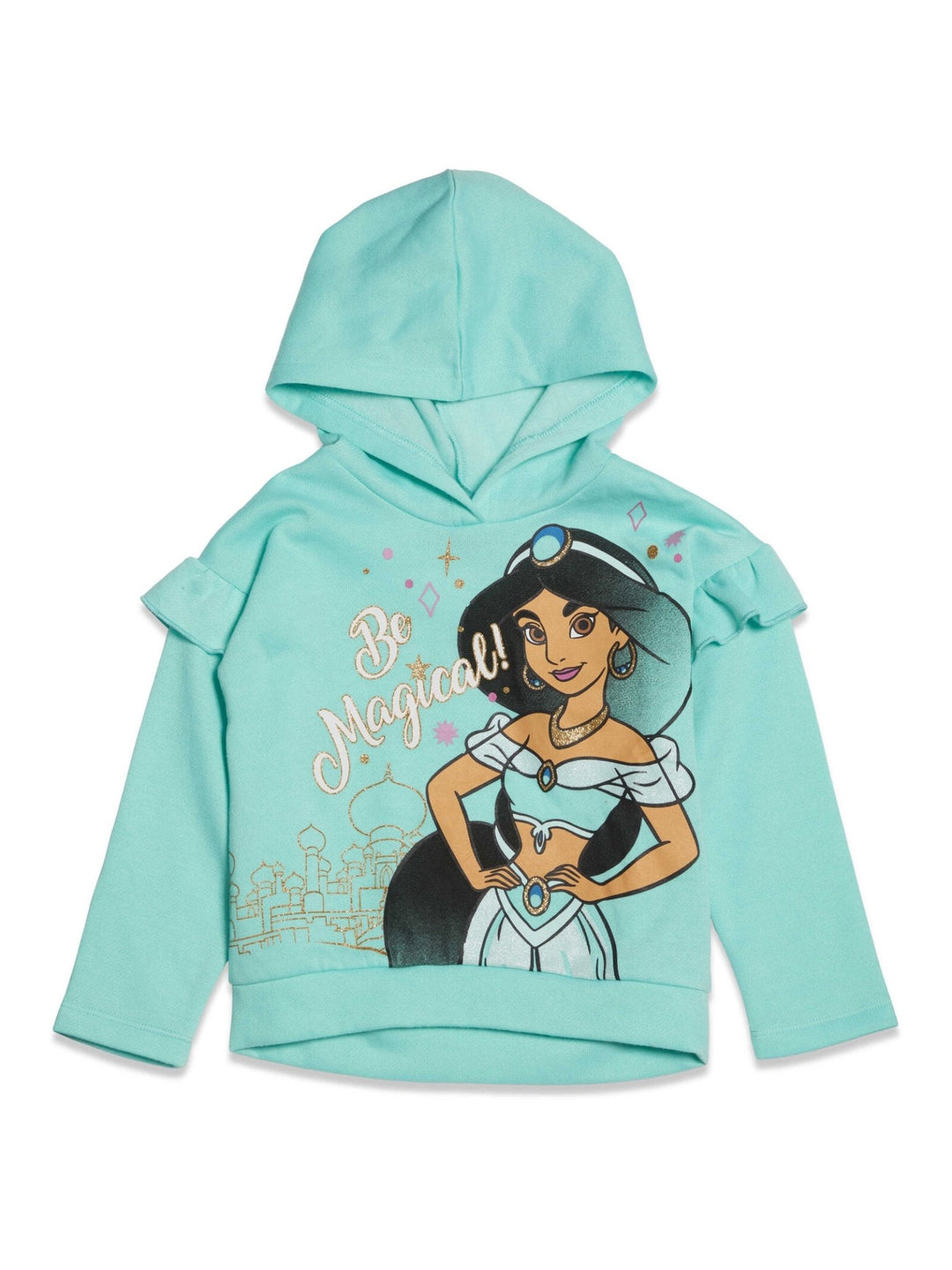 Disney Princess Princess Jasmine Pullover Fleece Hoodie and Leggings Outfit Set - imagikids