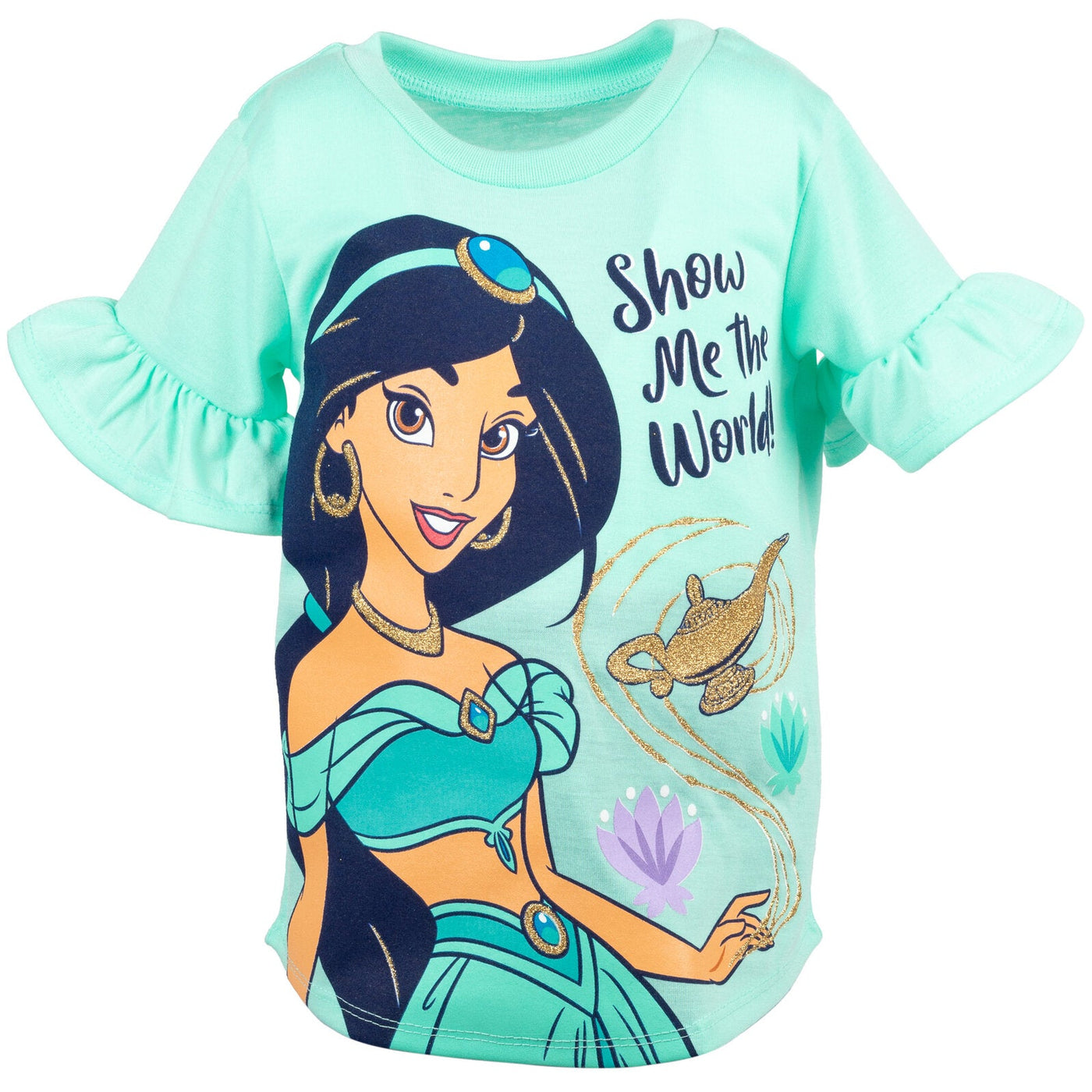 Disney Princess Princess Jasmine T-Shirt and Leggings Outfit Set - imagikids
