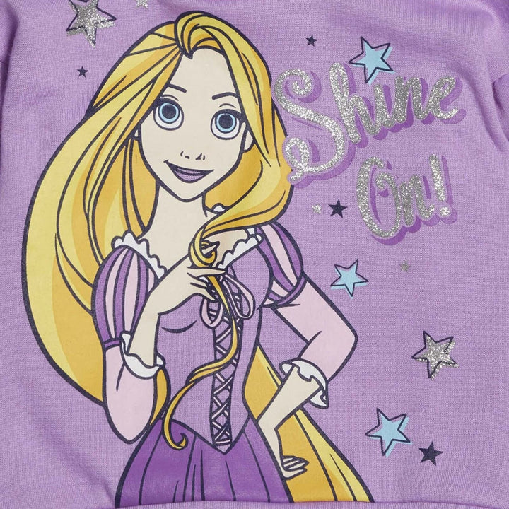 Disney Princess Princess Rapunzel Fleece Hoodie and Leggings Outfit Set - imagikids