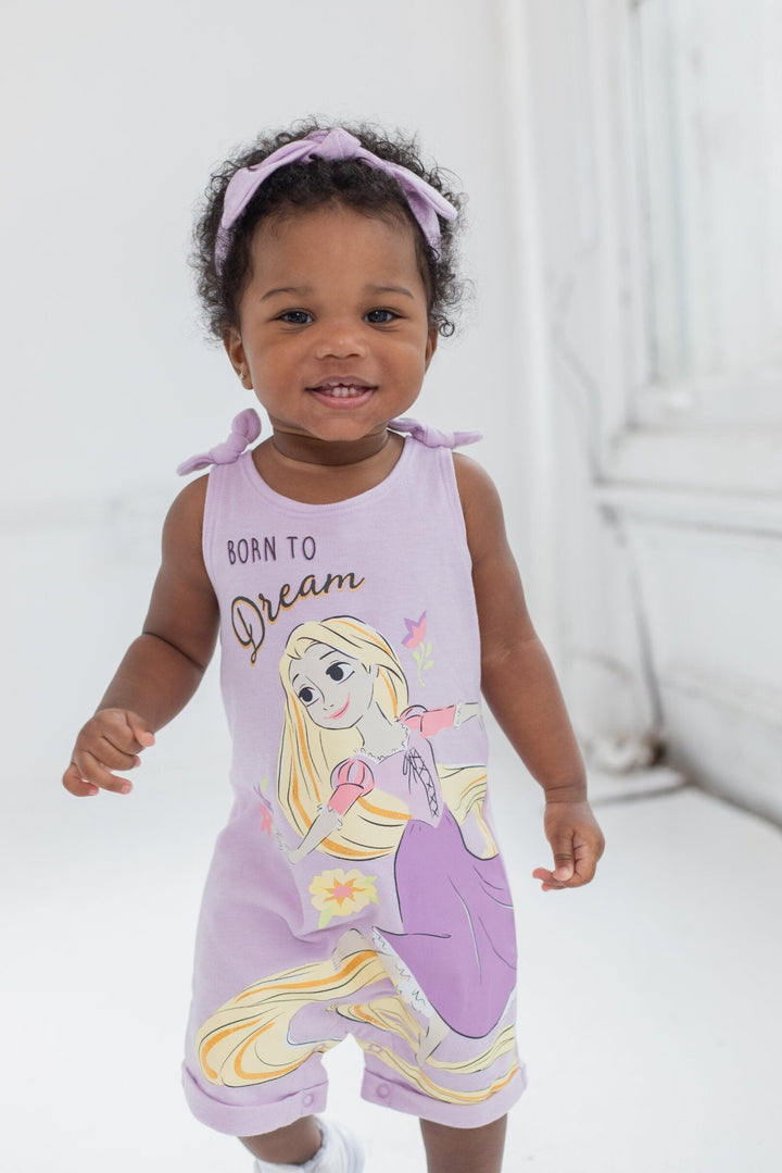 Disney Princess Princess Rapunzel Snap Romper and Headband - imagikids