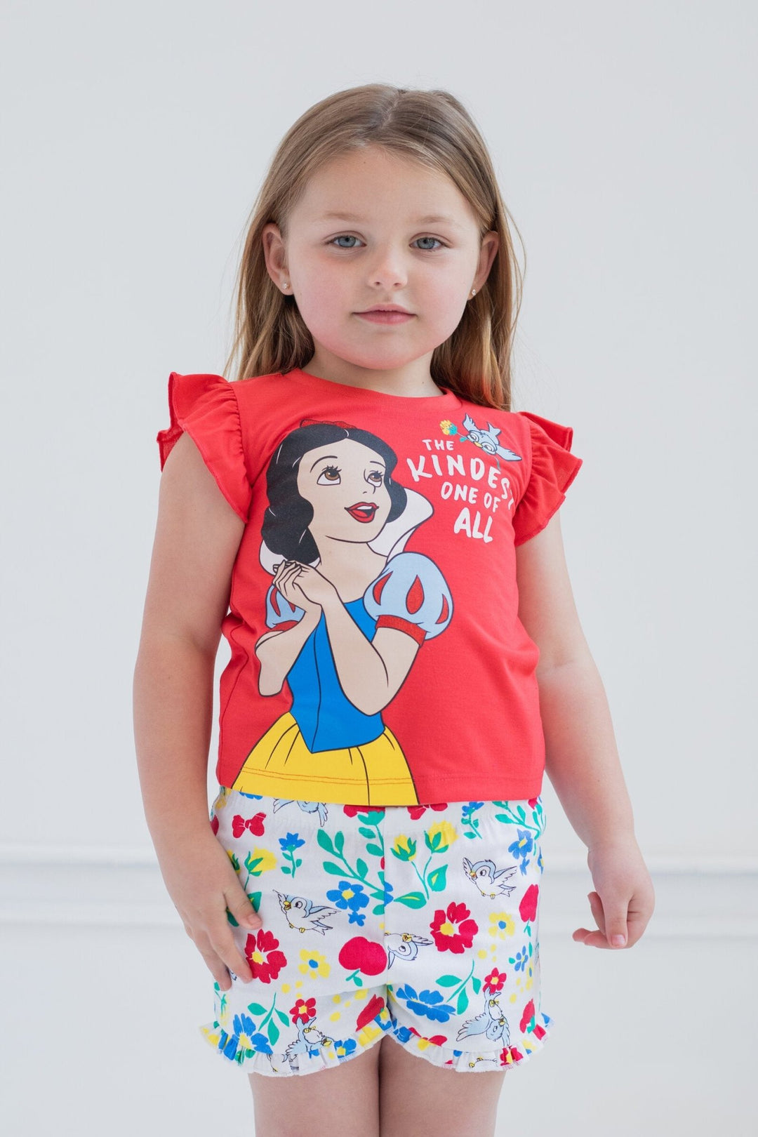 Disney Princess Snow White T-Shirt and Dolphin Twill Shorts Outfit Set - imagikids