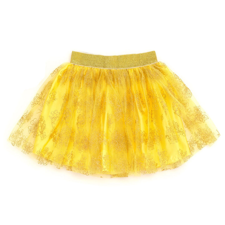 Disney Princess Snow White T-Shirt Tulle Mesh Skirt and Scrunchie 3 Piece Outfit Set - imagikids