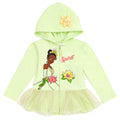 Disney Princess Tiana Fleece Zip Up Hoodie Dress