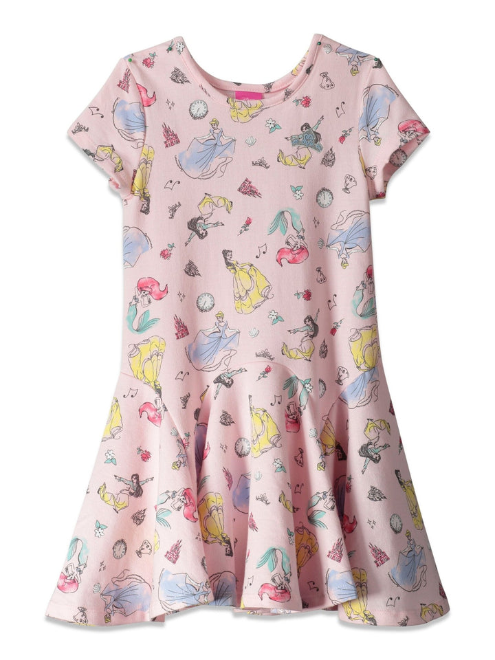 Disney Princesses Short Sleeve Dress - imagikids