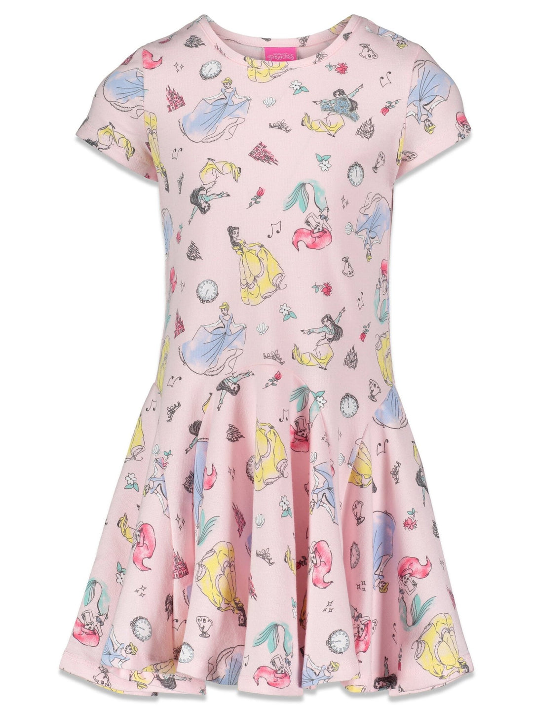 Disney Princesses Short Sleeve Dress - imagikids