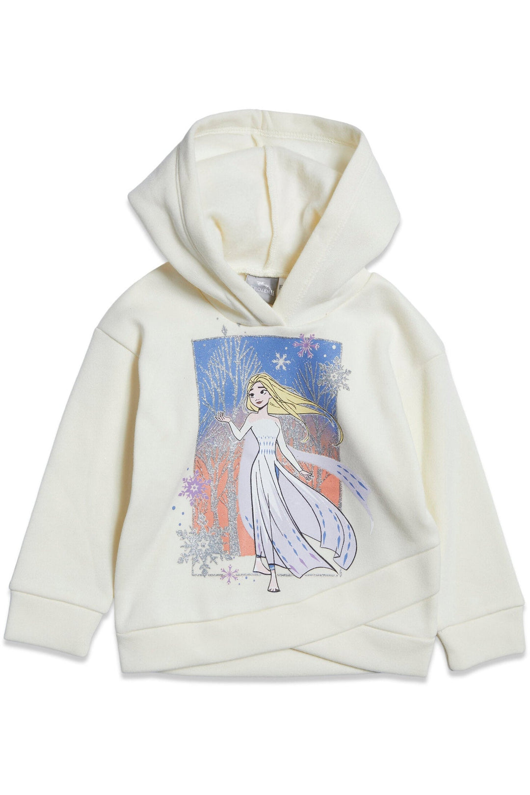 Queen Elsa Fleece Jogger Pullover Crossover Hoodie & Pants Set