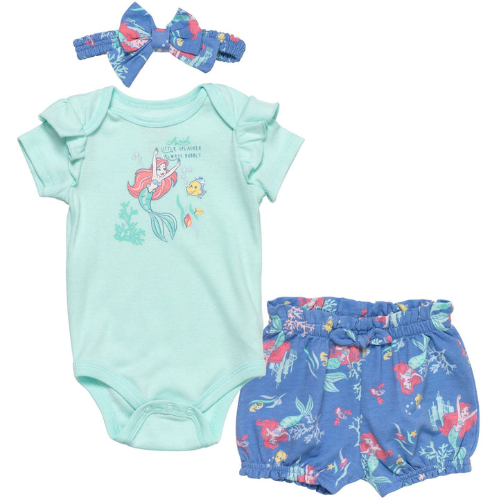 Disney The Little Mermaid 3 Piece Outfit Set - imagikids