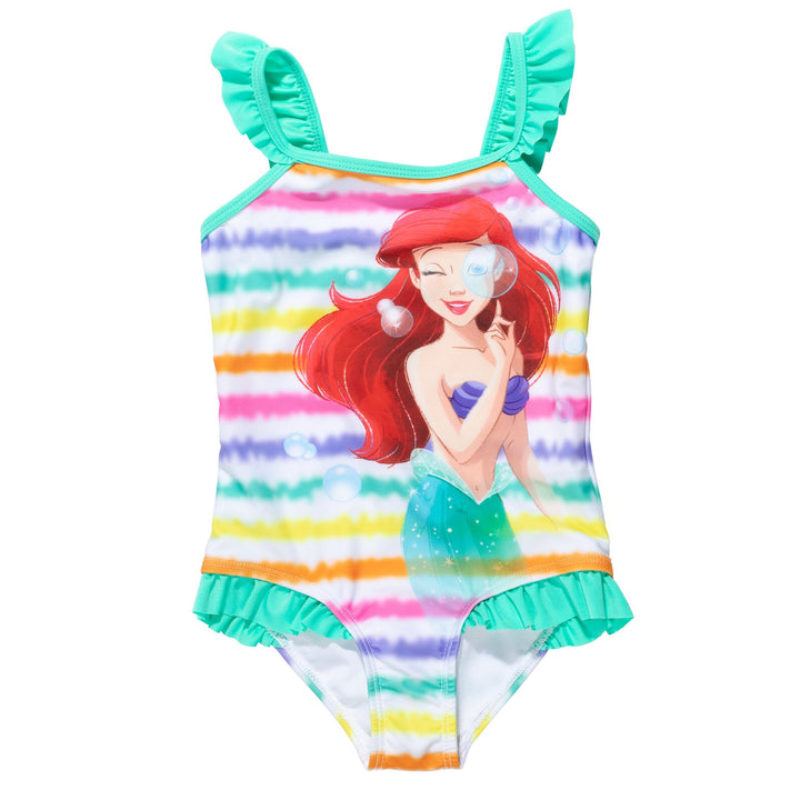 Disney The Little Mermaid Princess Ariel UPF 50+ One Piece Bathing Suit - imagikids