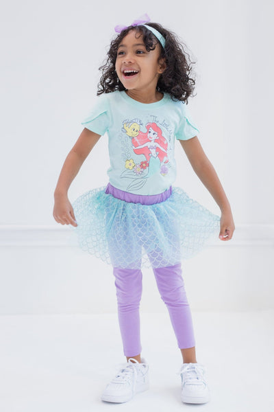 Disney The Little Mermaid T-Shirt & Skirted Leggings Outfit Set - imagikids