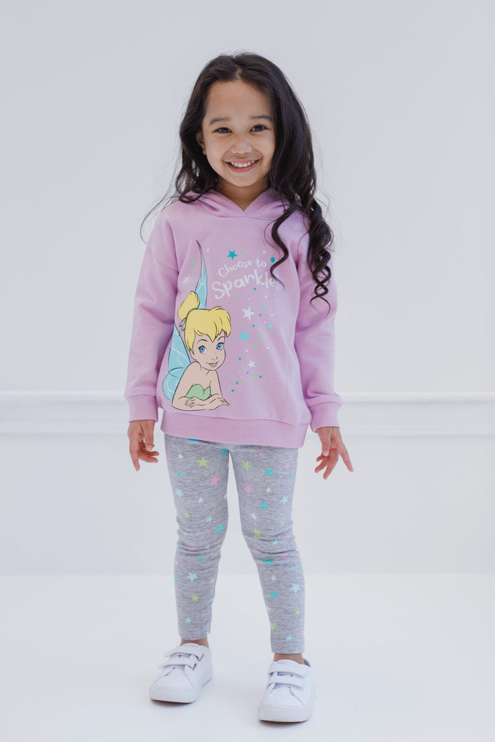 Disney Tinker Bell Fleece Hoodie and Leggings Outfit Set - imagikids