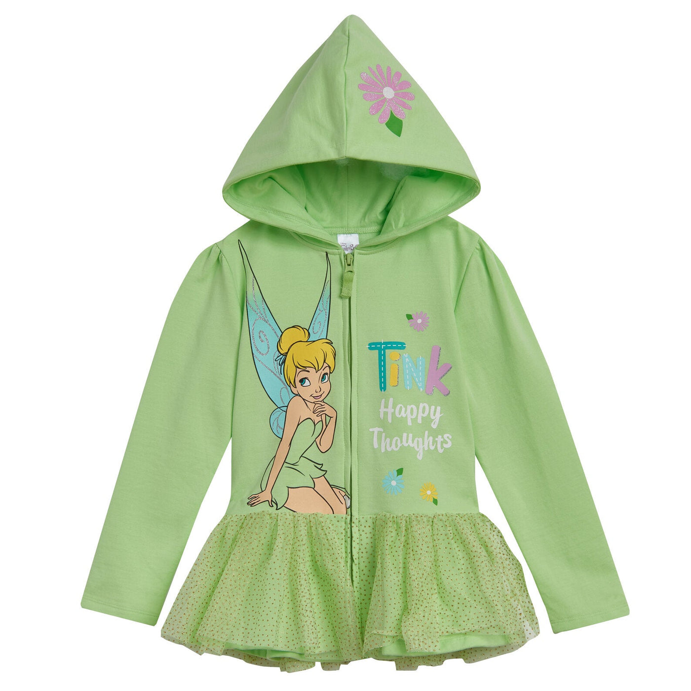 Disney Tinker Bell Fleece Zip Up Hoodie - imagikids