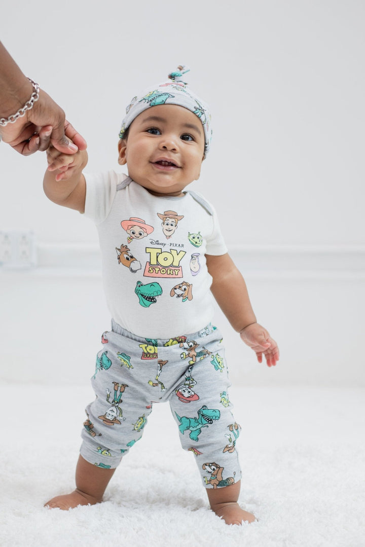 Disney Toy Story Bodysuit Pants and Hat 3 Piece Outfit Set - imagikids