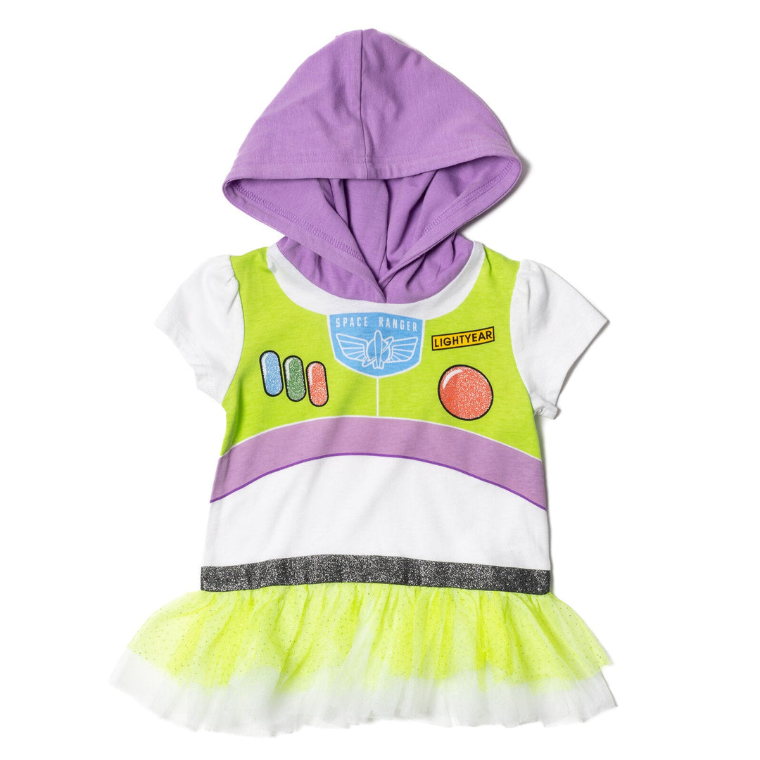 Disney Toy Story Buzz Lightyear Cosplay T-Shirt Dress and Leggings - imagikids