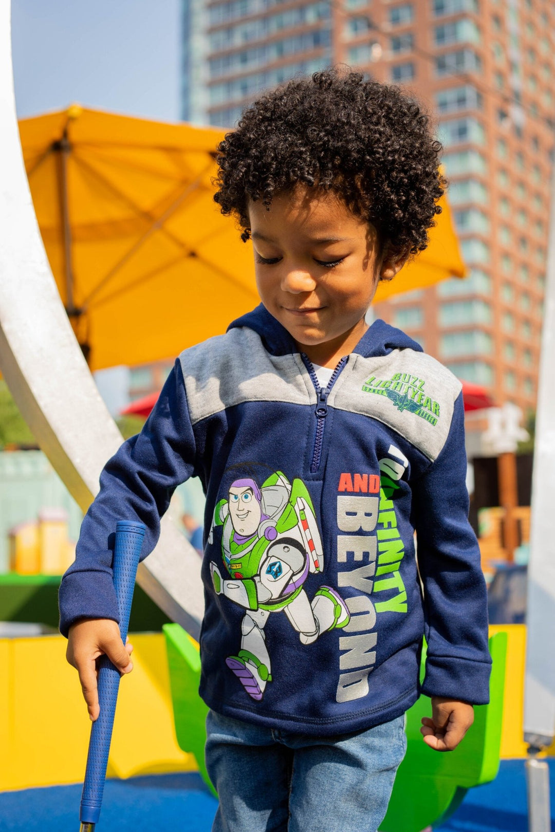 Disney Toy Story Buzz Lightyear Half Zip Hoodie - imagikids