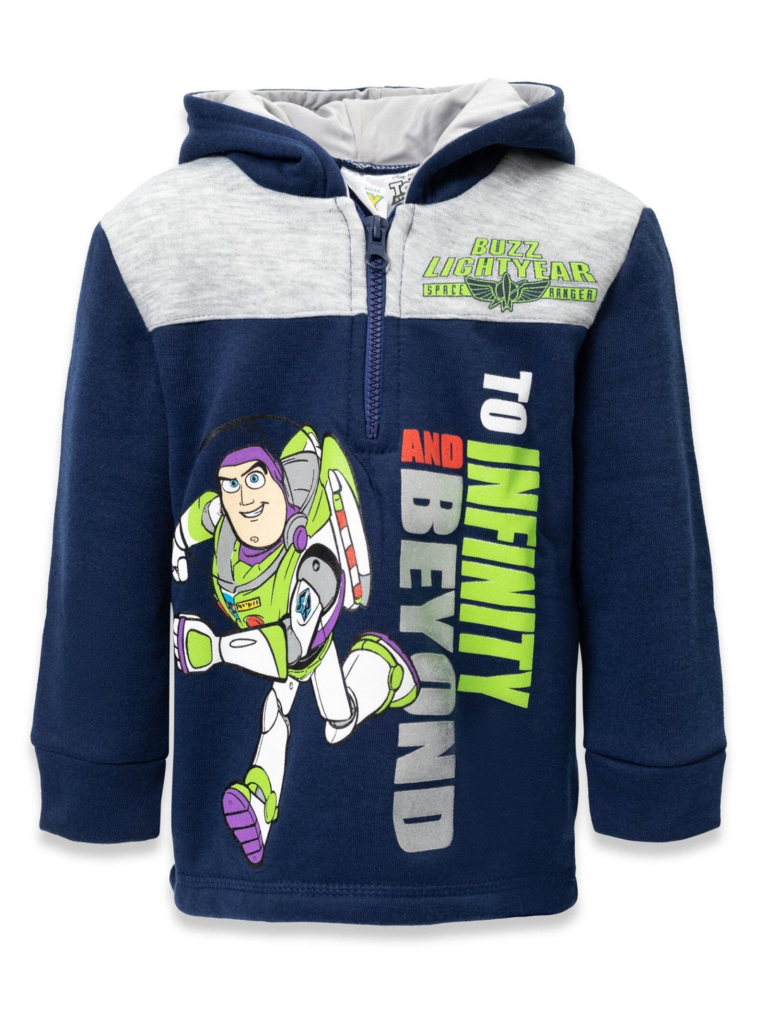 Disney Toy Story Buzz Lightyear Half Zip Hoodie - imagikids