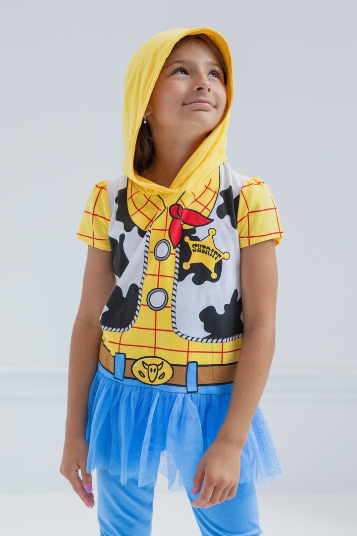 Disney Toy Story Woody Cosplay T-Shirt Dress and Leggings - imagikids