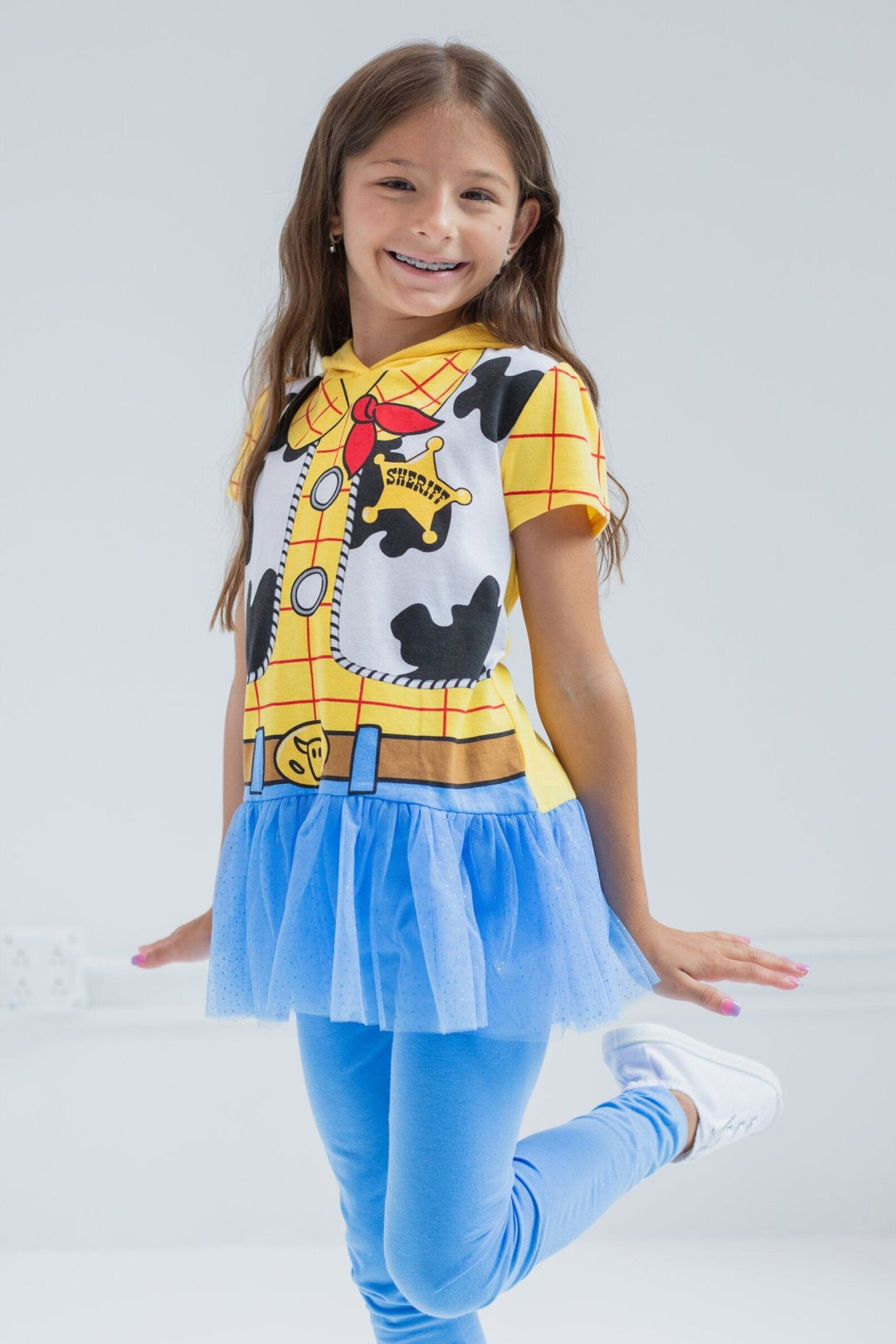 Disney Toy Story Woody Cosplay T-Shirt Dress and Leggings - imagikids