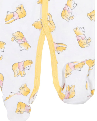 Disney Winnie the Pooh 2 Pack Snap Sleep N' Play Coveralls - imagikids
