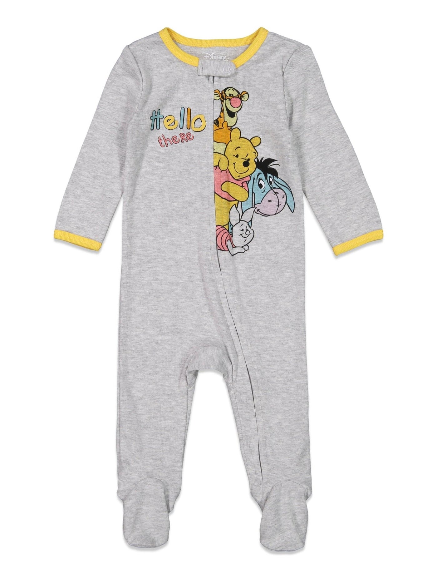 Disney Winnie the Pooh 2 Pack Zip Up Sleep N' Play Coveralls - imagikids