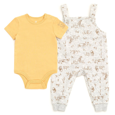 Disney Winnie the Pooh Bodysuit and Overall Outfit Set - imagikids