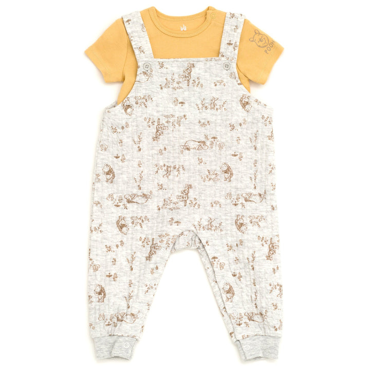 Disney Winnie the Pooh Bodysuit and Overall Outfit Set - imagikids