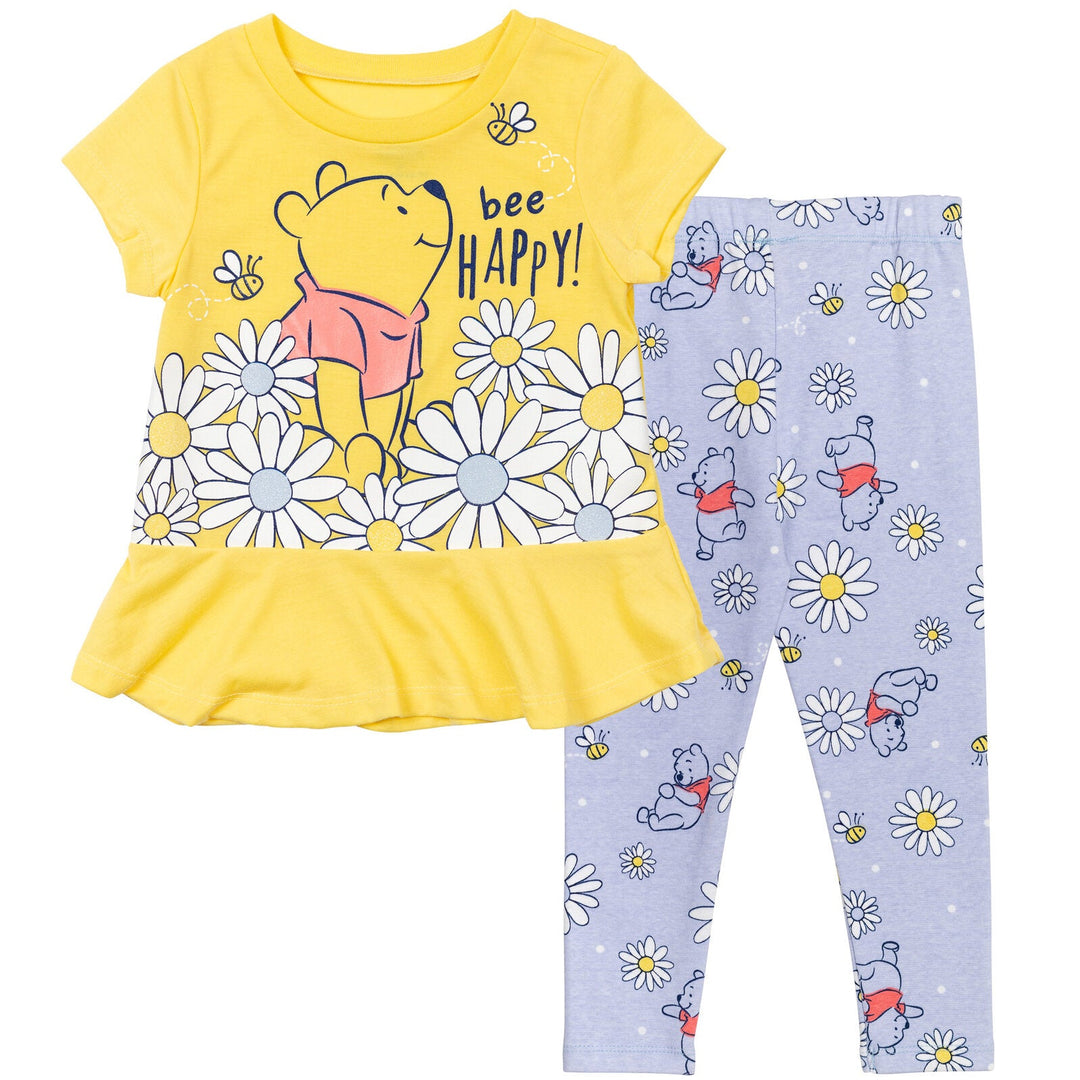 Disney Winnie the Pooh Cosplay T-Shirt and Leggings Outfit Set - imagikids