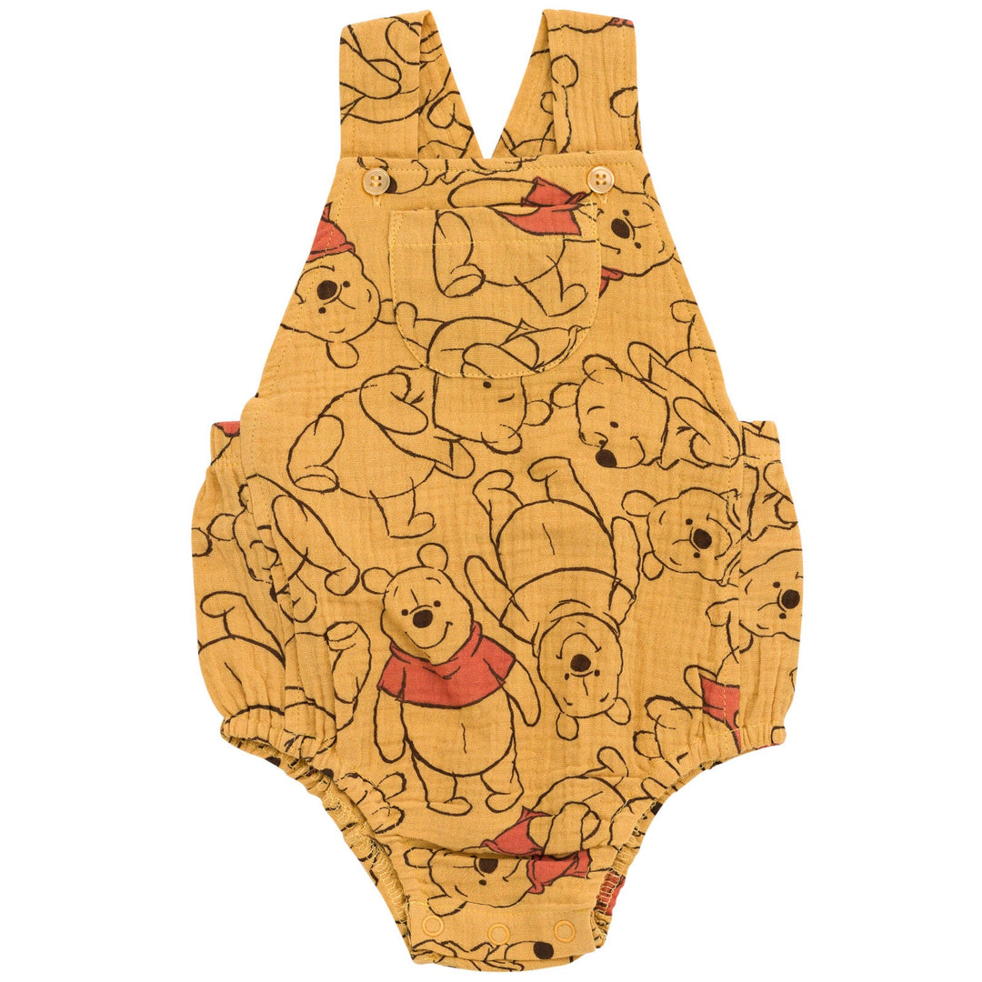 Disney Winnie the Pooh Cotton Gauze Short Overalls - imagikids