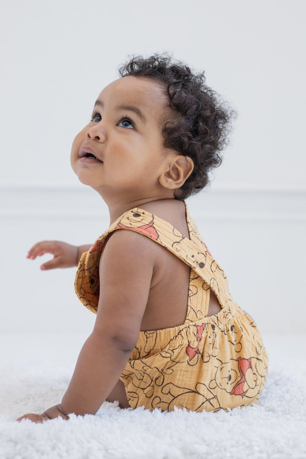 Disney Winnie the Pooh Cotton Gauze Short Overalls - imagikids