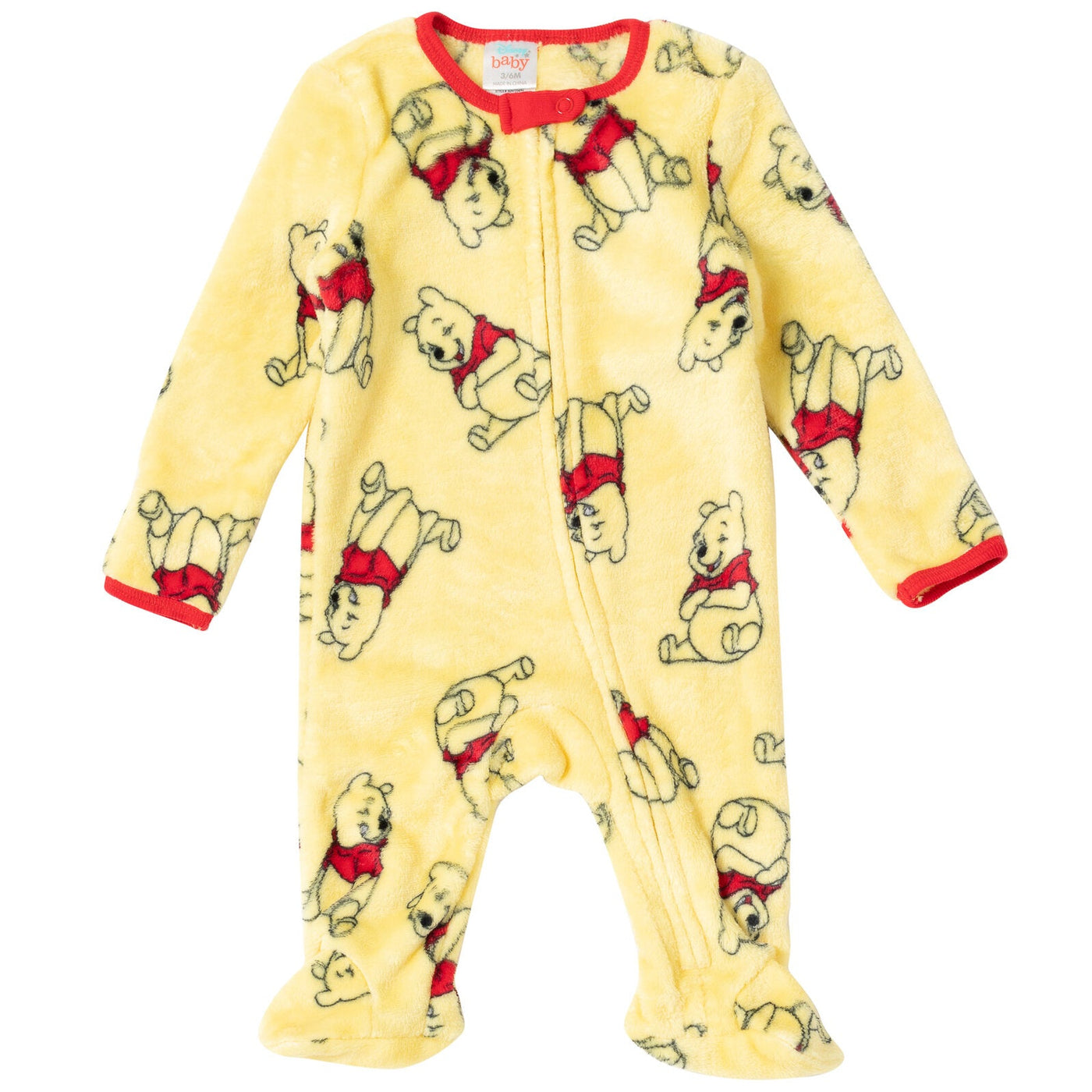 Disney Winnie the Pooh Fleece 2 Pack Zip Up Coveralls - imagikids