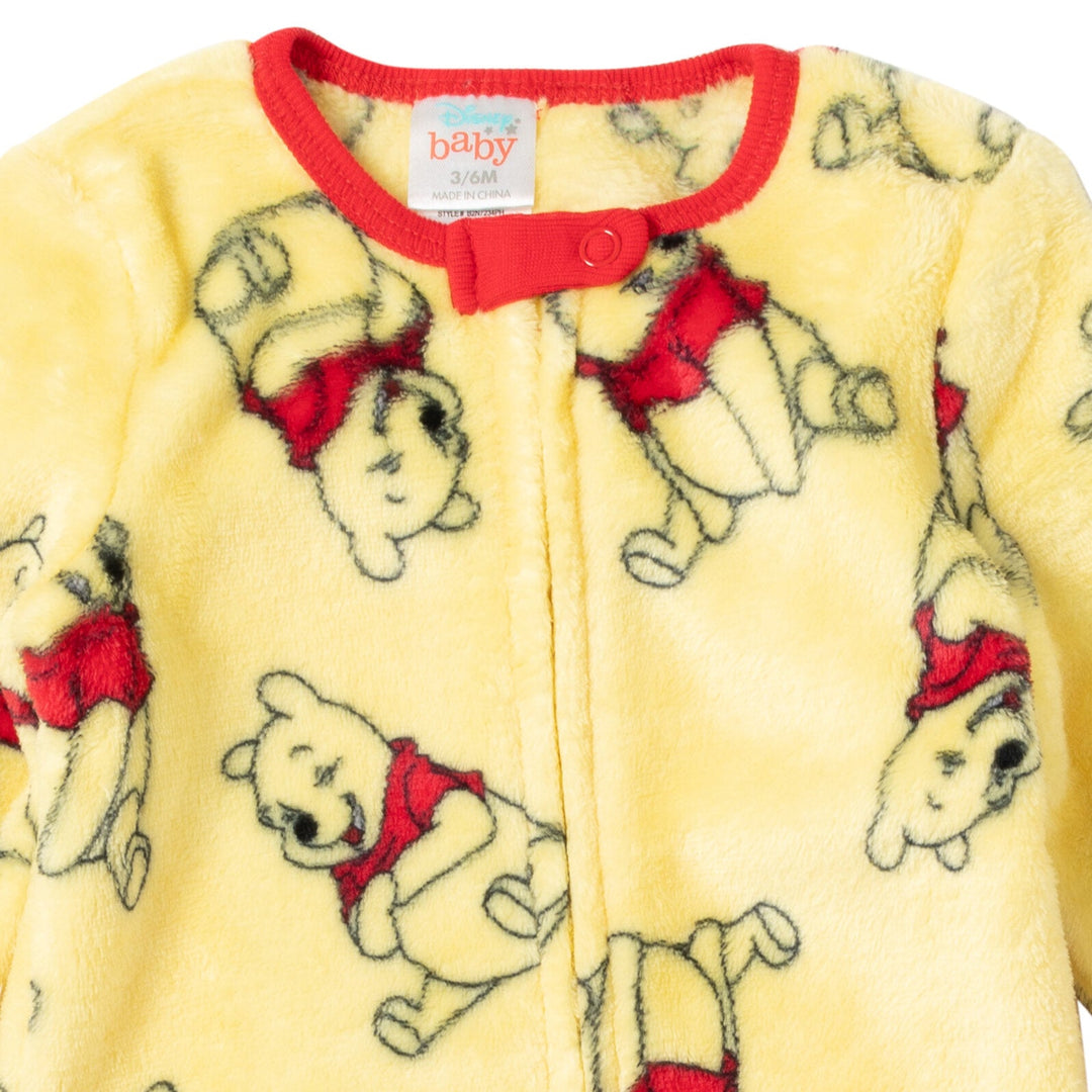 Disney Winnie the Pooh Fleece 2 Pack Zip Up Coveralls - imagikids